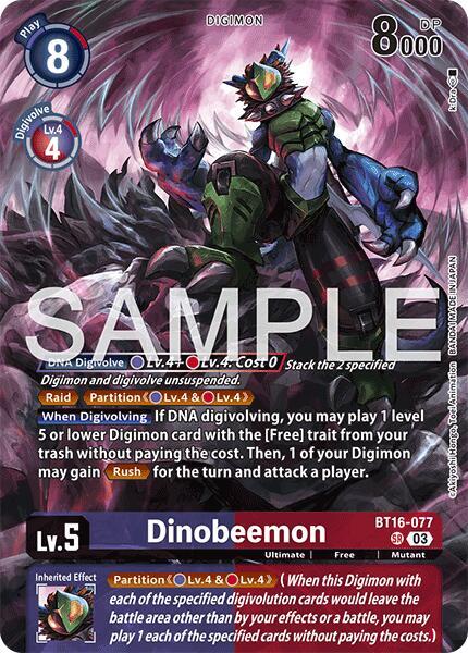 Dinobeemon (BT16-077 SR)